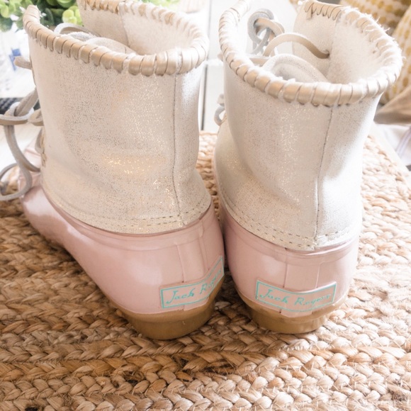 Jack Rogers Rubber-Bottomed Lace Up Boots - Picture 3 of 6